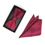 Corbatín Rojo Burbujas Tornasol - Zaza Dorali