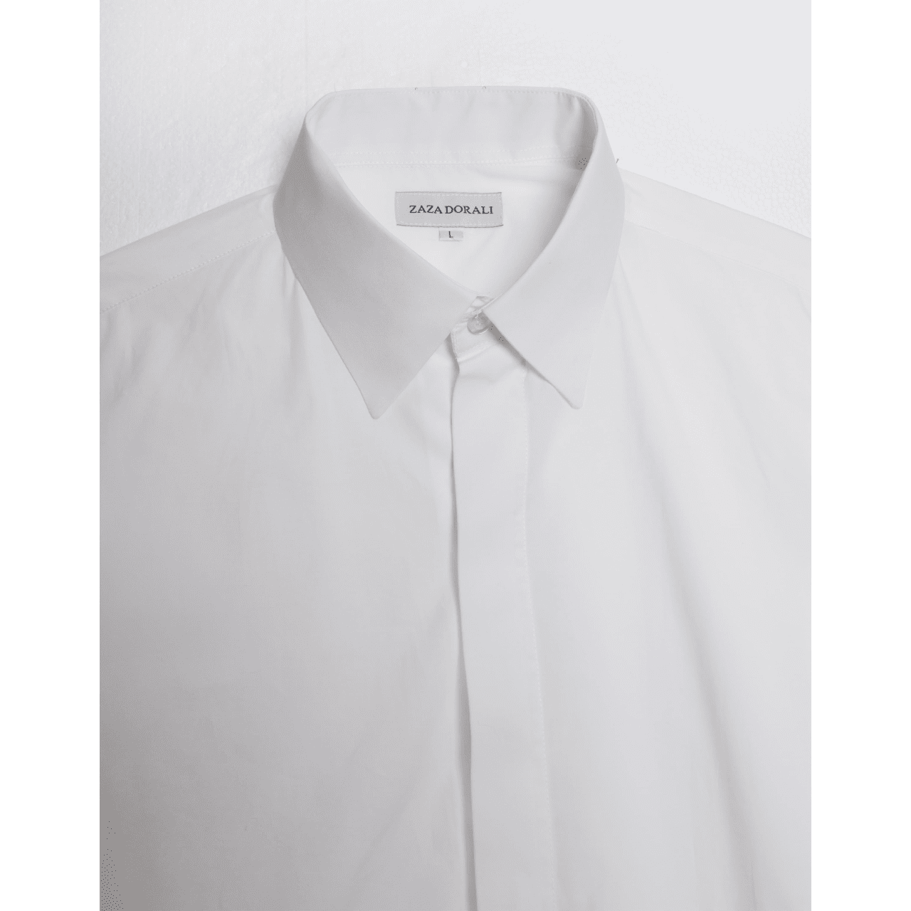 Camisa Blanca Tapeta Oculta Slim Fit, vista 2