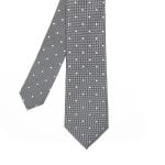 Corbata Plomo Puntos Blancos - Zaza Dorali