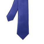 Corbata Morado Micropuntos Rojos - Zaza Dorali