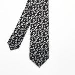 Corbata Negro Flores - Zaza Dorali