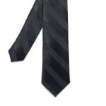 Corbata Negro Rayas XL - Zaza Dorali
