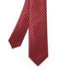 Corbata Rojo Rombos Negros - Zaza Dorali