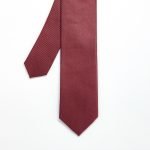 Corbata Burdeo Rojo Liso - Zaza Dorali
