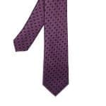 Corbata Morado Rombos Negros - Zaza Dorali