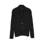 Sweater Cardigan Grueso Negro - Zaza Dorali