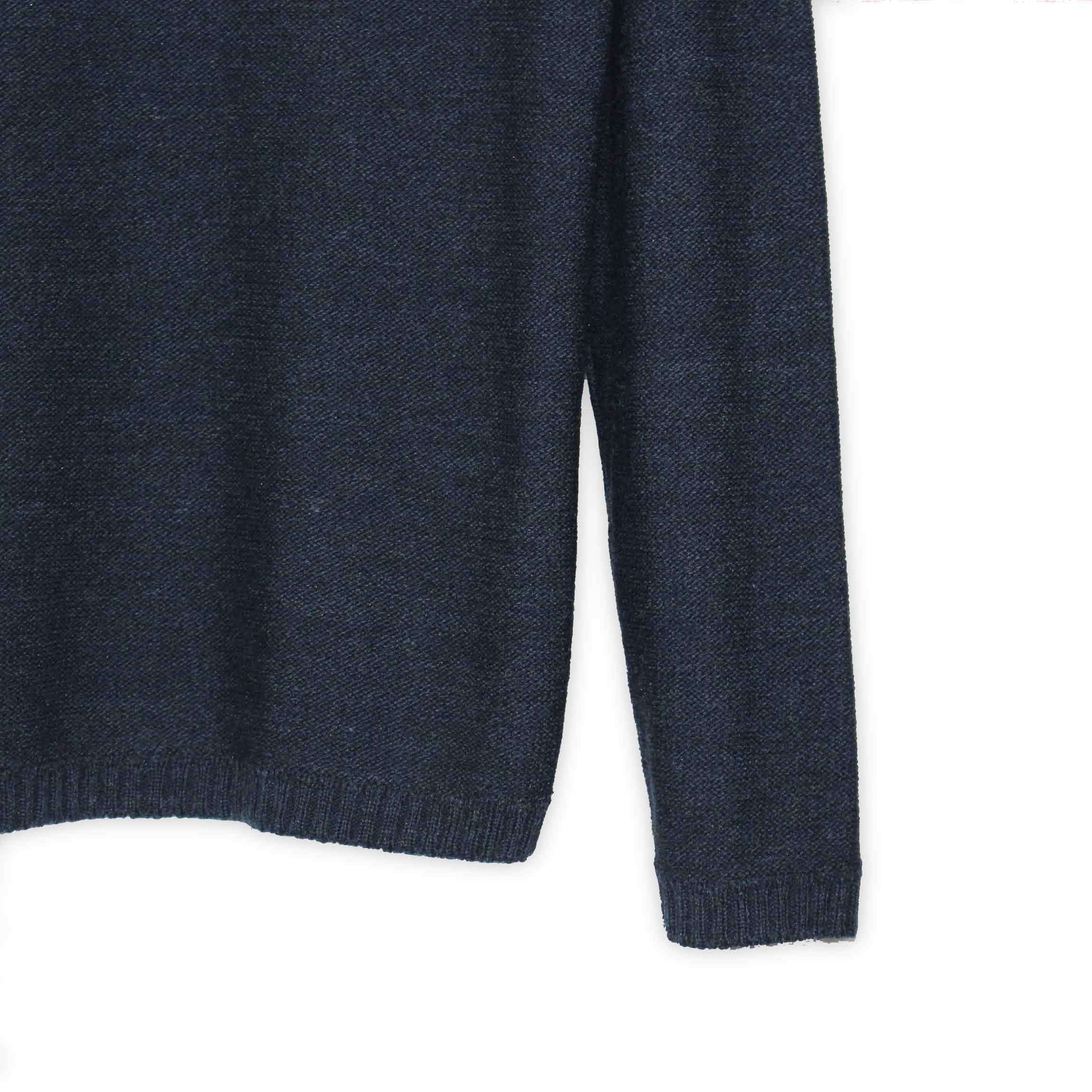 Sweater Cuello Roulet Azul, vista 2