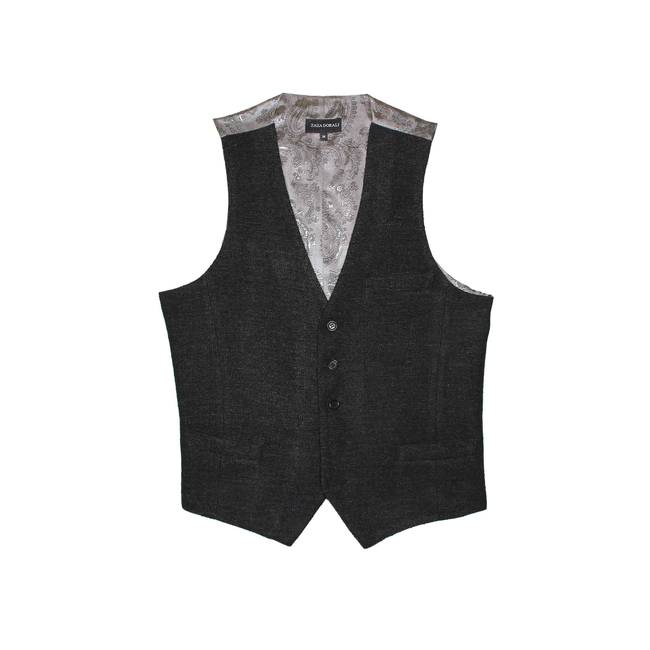 Gilet Lana Grafito - Zaza Dorali