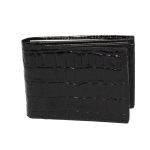 Billetera Croco Negro - Zaza Dorali