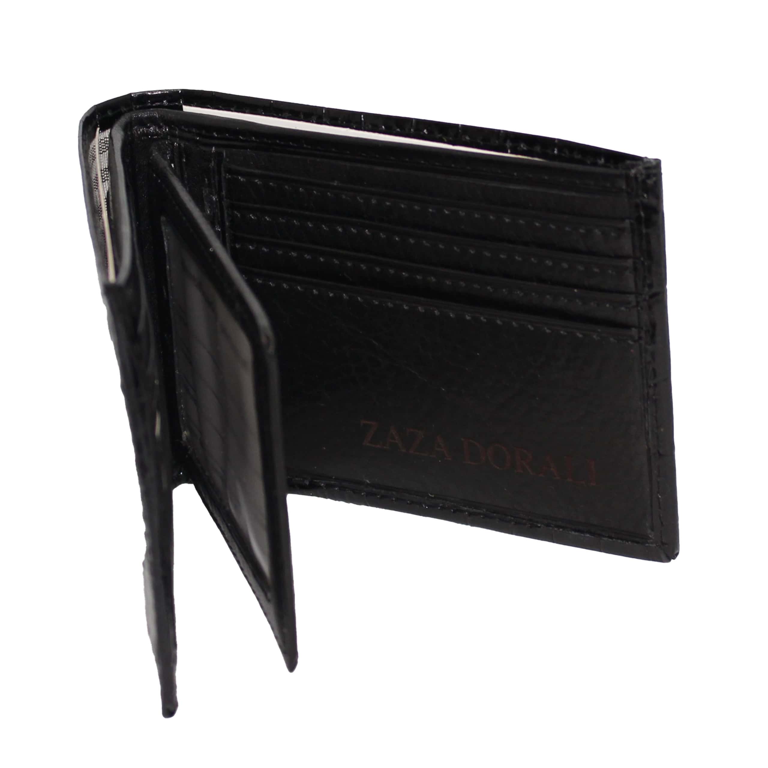 Billetera Croco Negro, vista 2