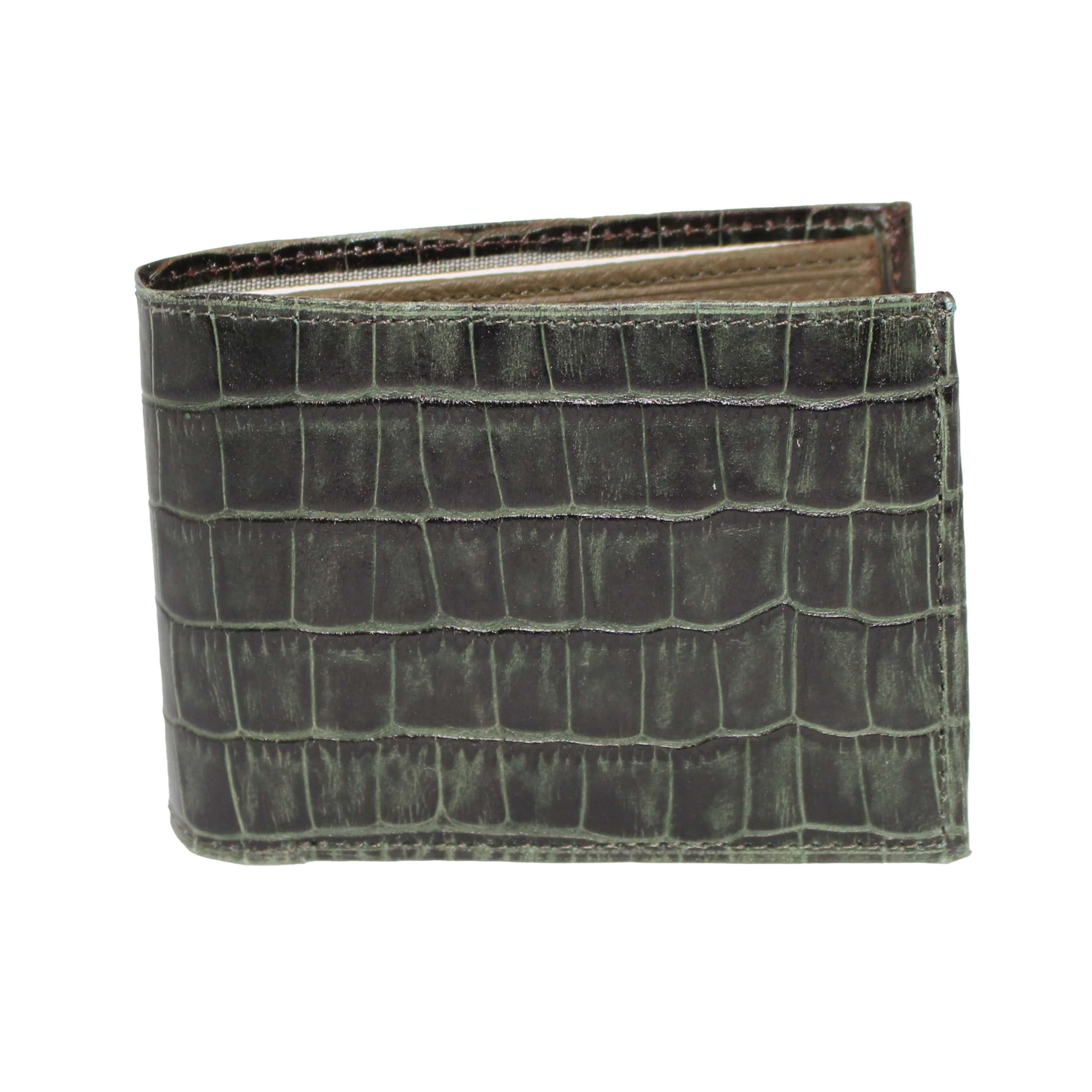 Billetera Croco Verde - Zaza Dorali