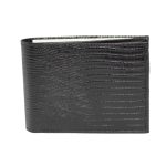 Billetera Reptil Negro - Zaza Dorali