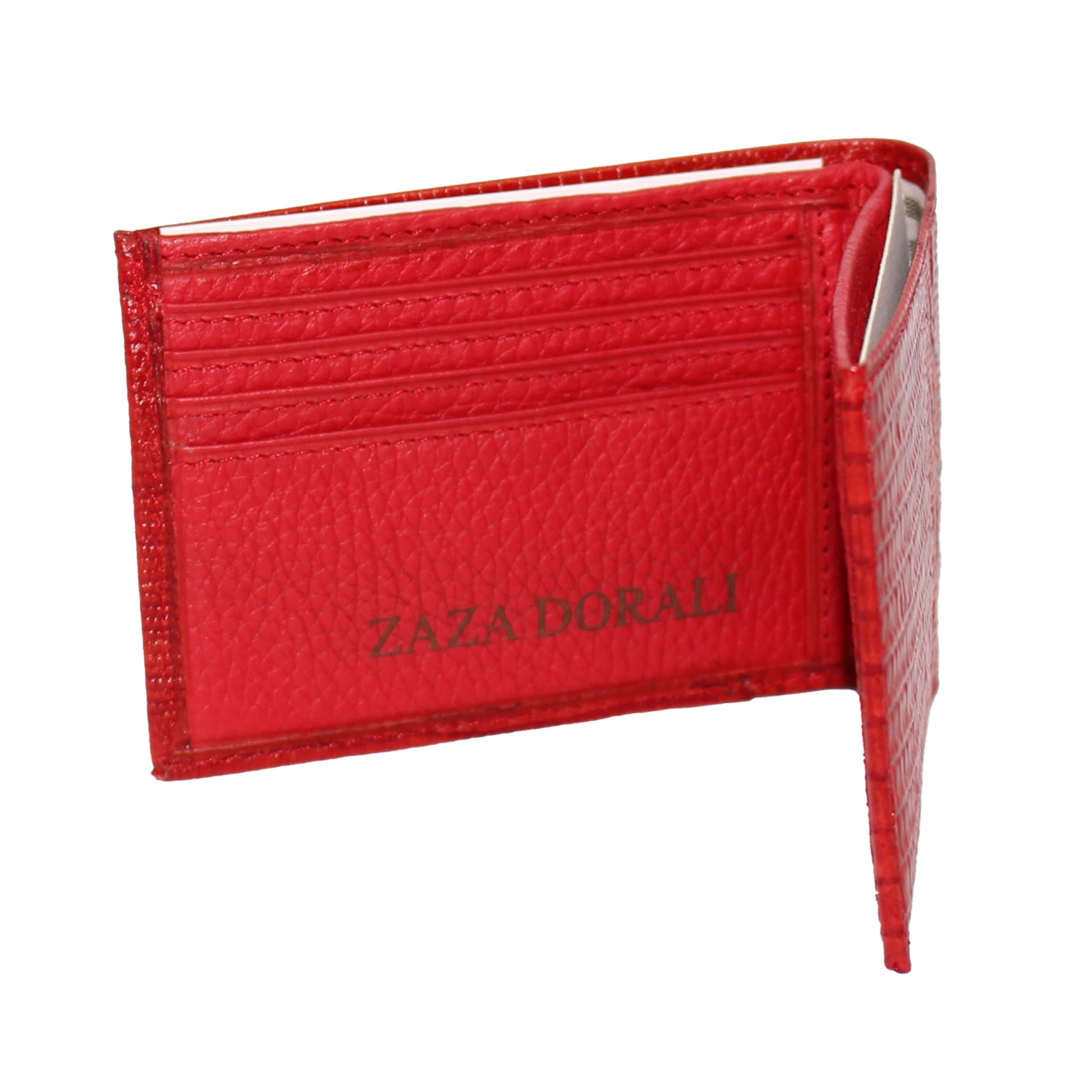 Billetera Reptil Rojo, vista 2