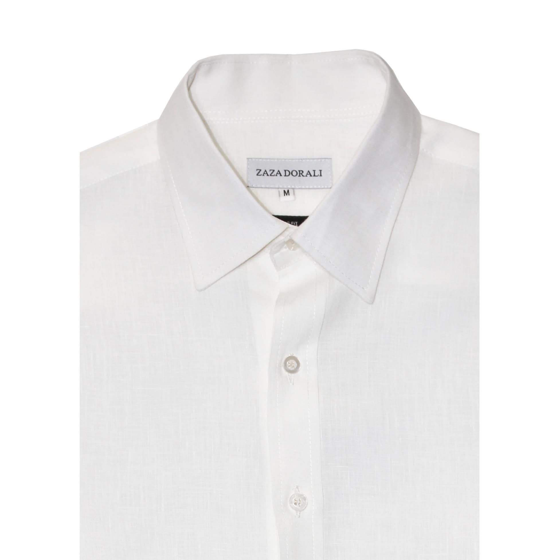 Camisa Lino Blanco, vista 2