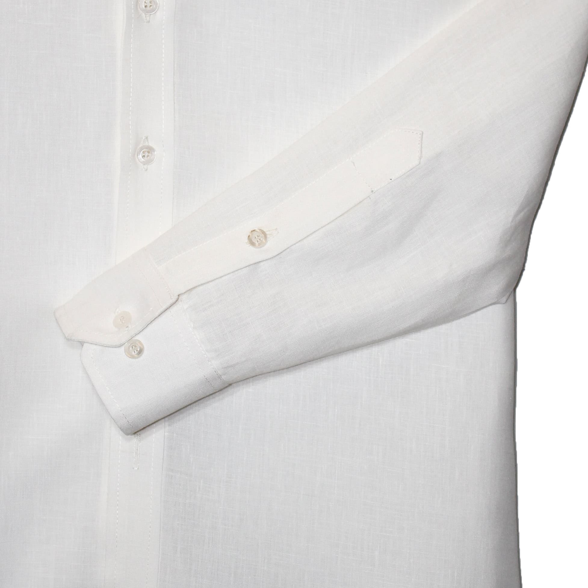 Camisa Lino Blanco, vista 3