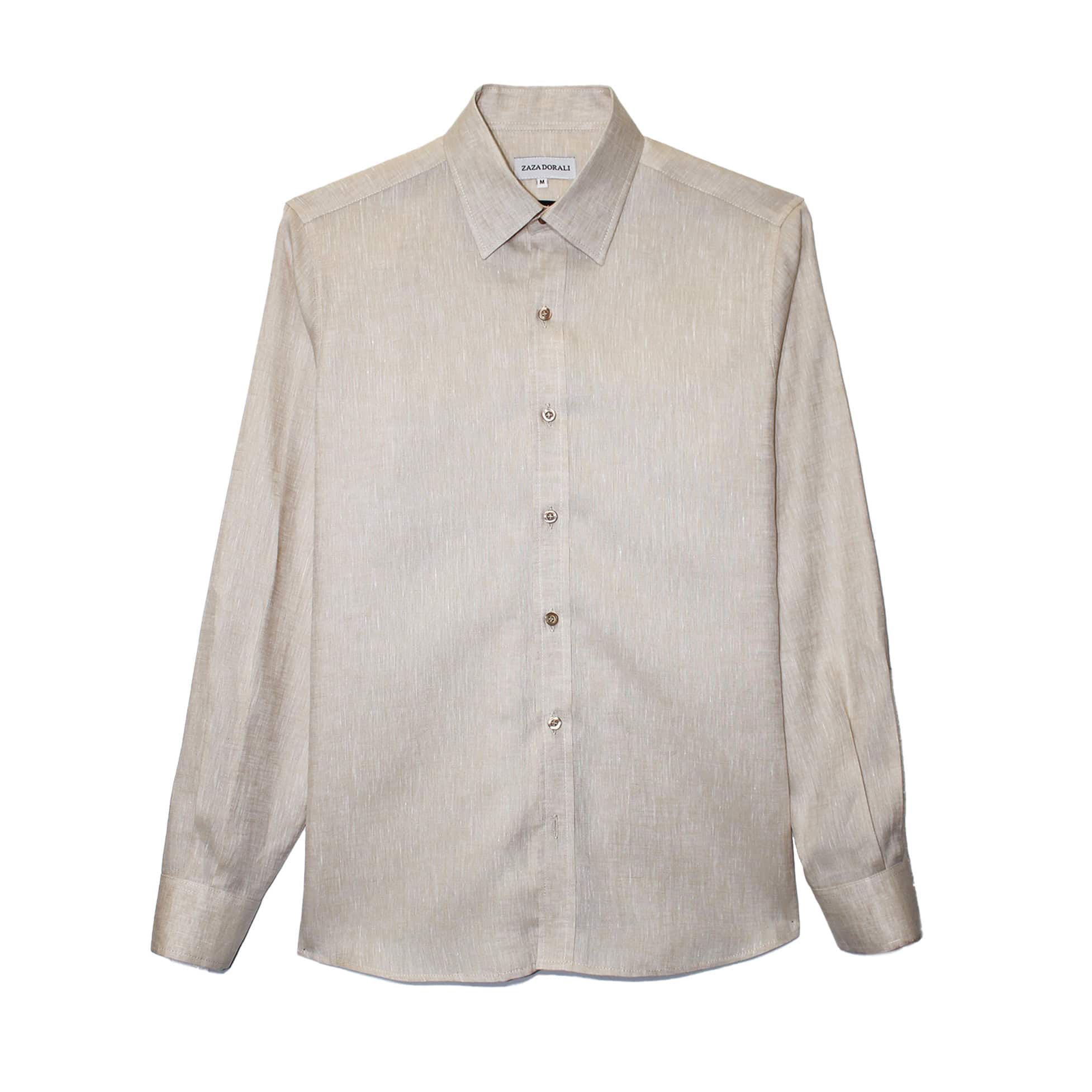 Camisa Lino Natural - Zaza Dorali