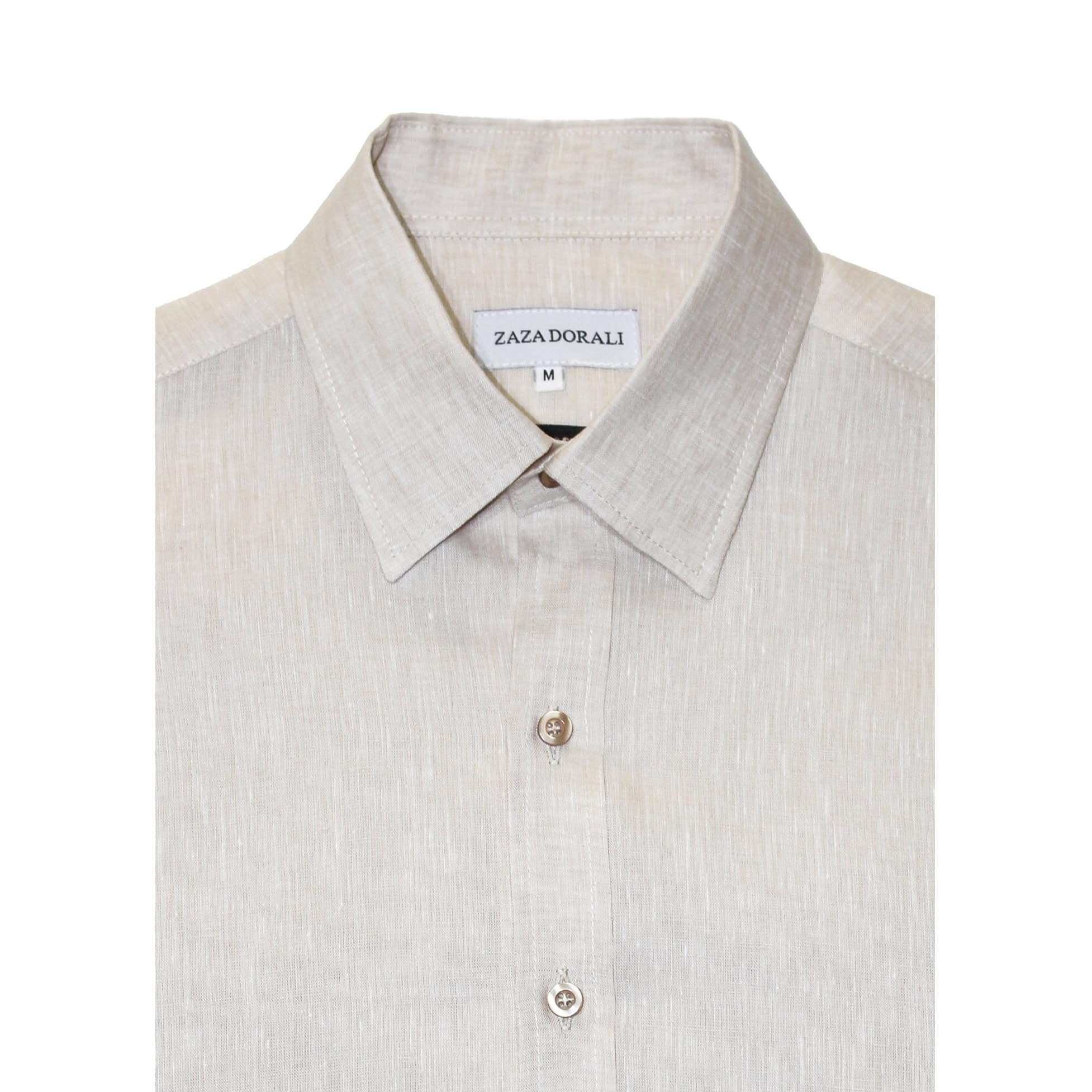 Camisa Lino Natural, vista 2
