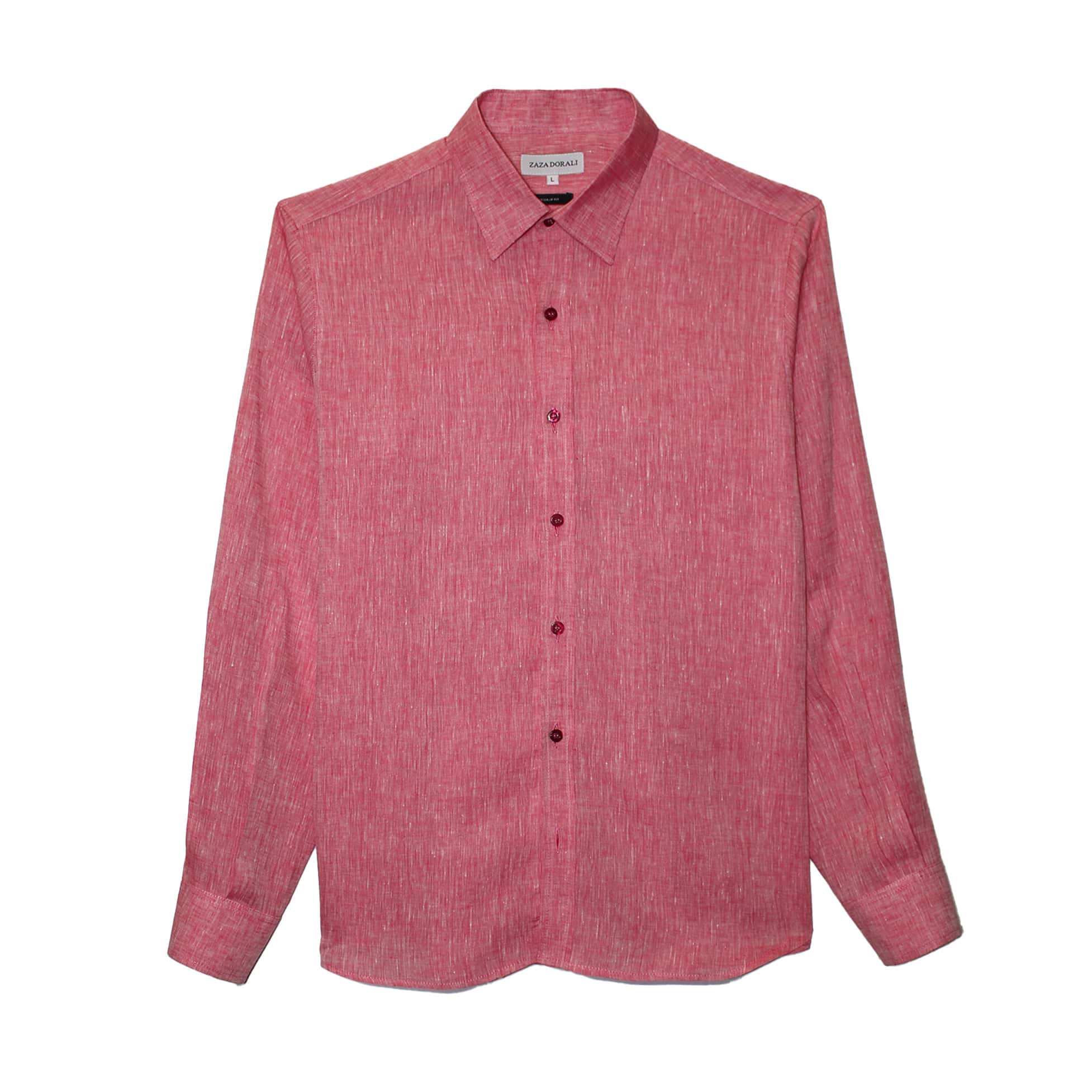 Camisa Lino Fucsia - Zaza Dorali