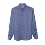 Camisa Lino Azulino - Zaza Dorali