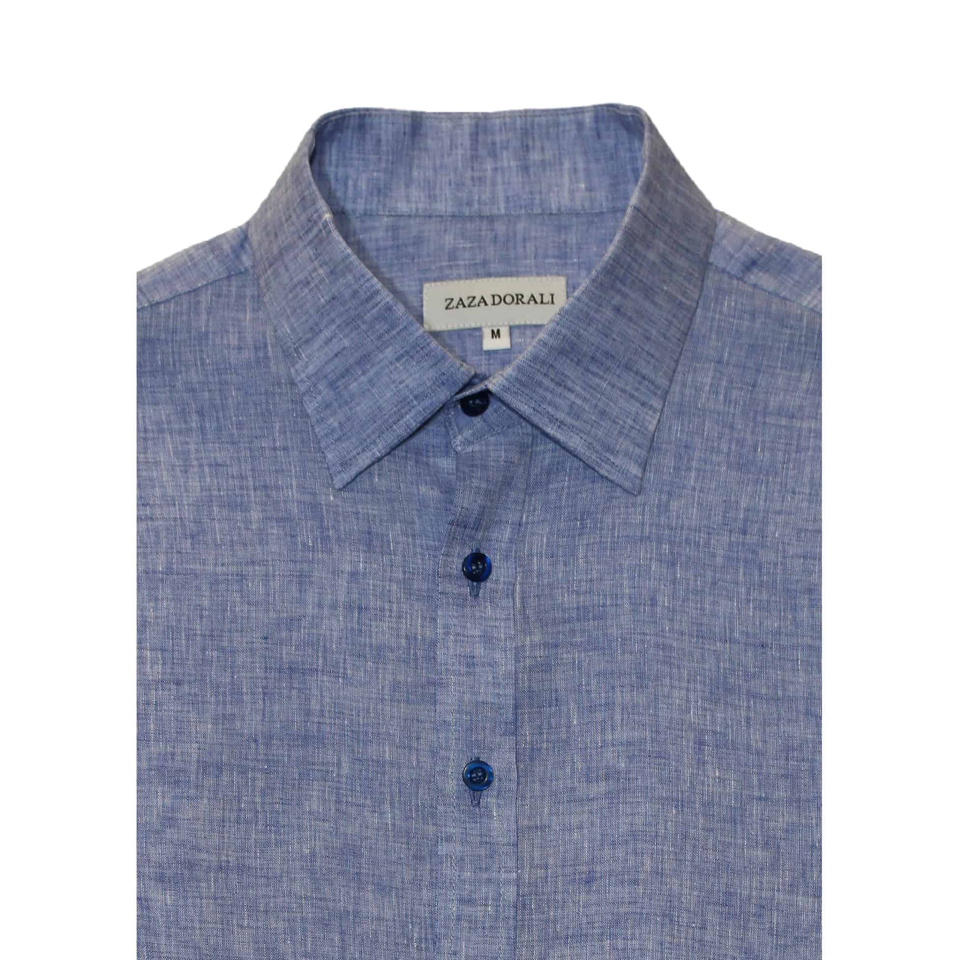 Camisa Lino Azulino, vista 2
