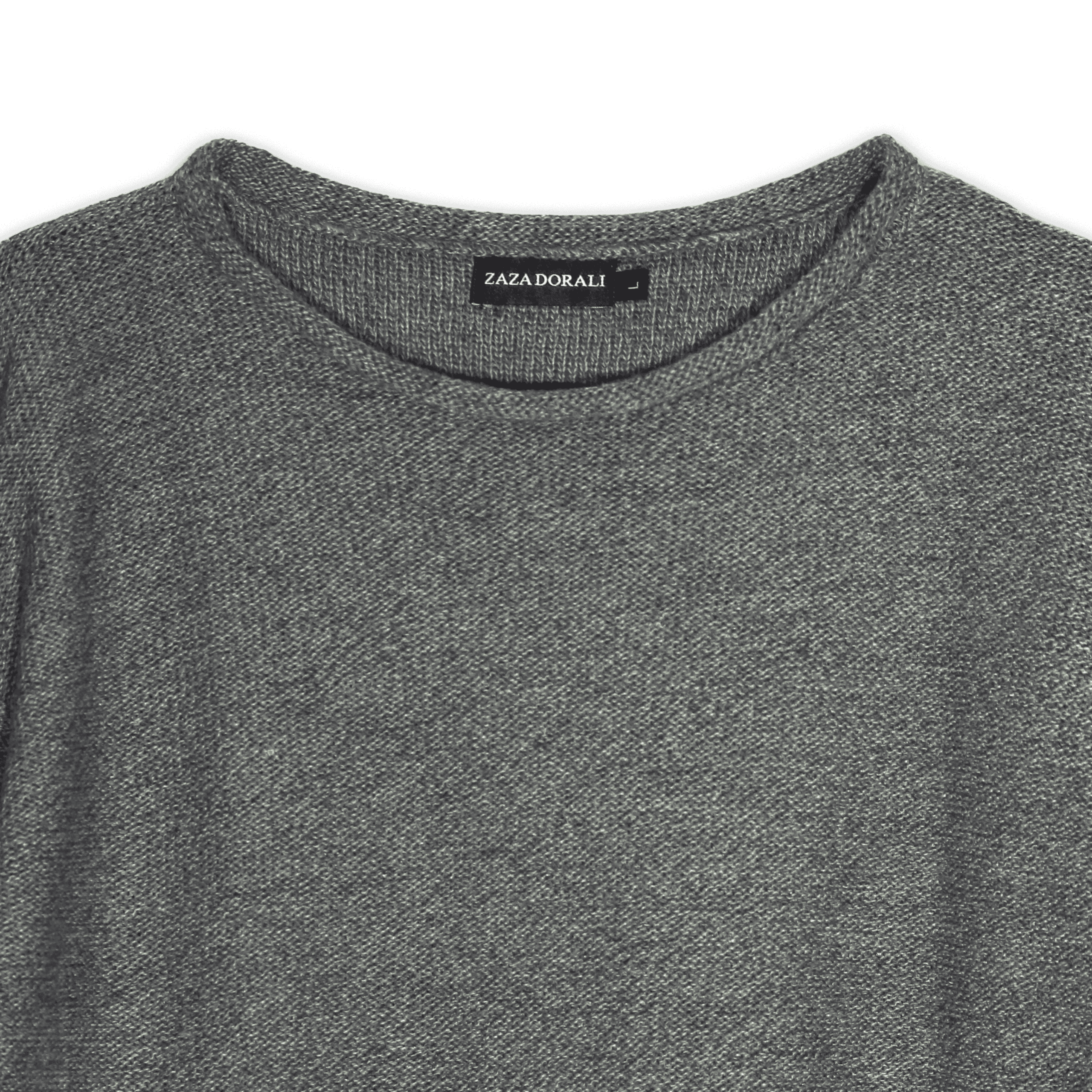 Sweater Cuello Roulet Ceniza, vista 2