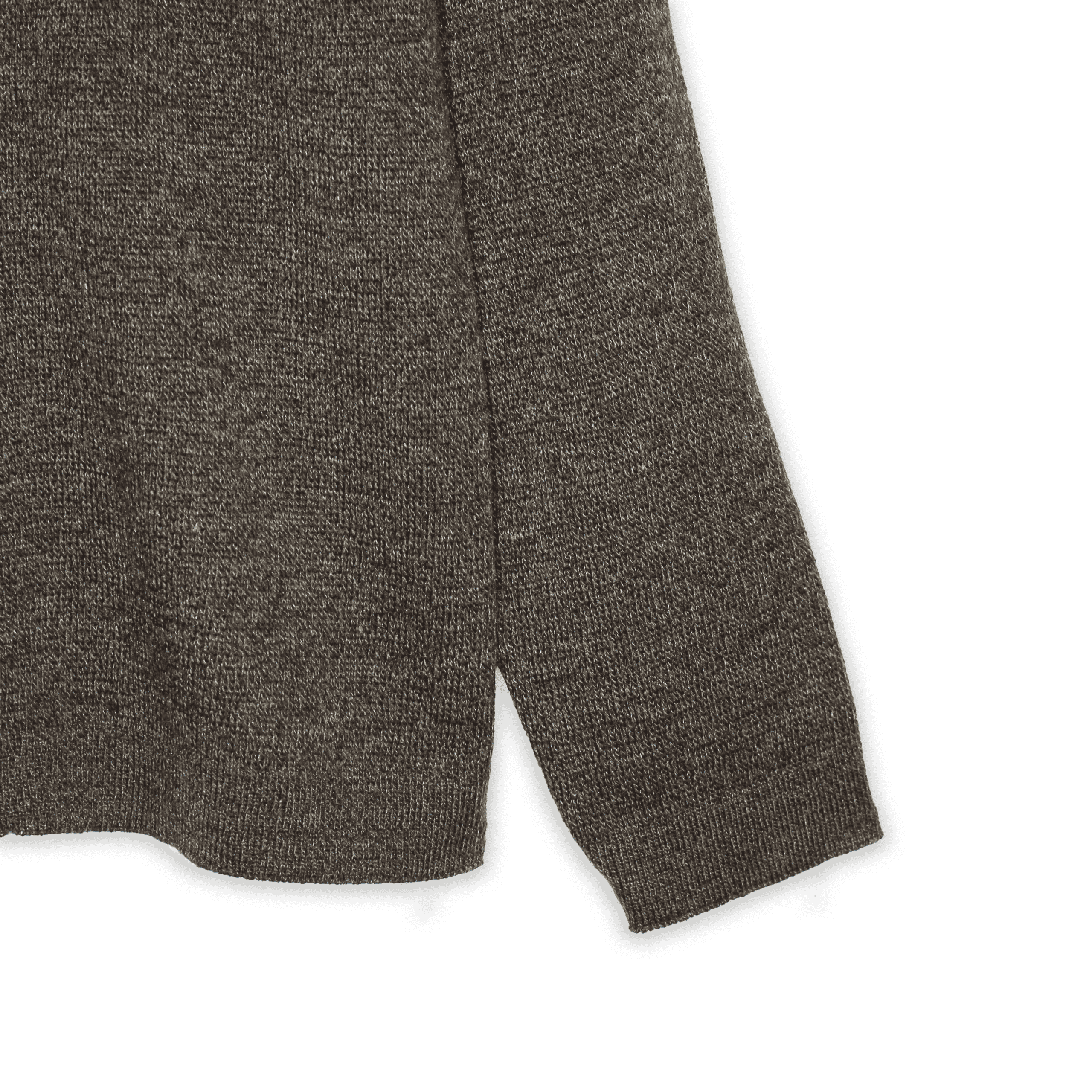 Sweater Semi Beatle con Cierre Tabaco, vista 3