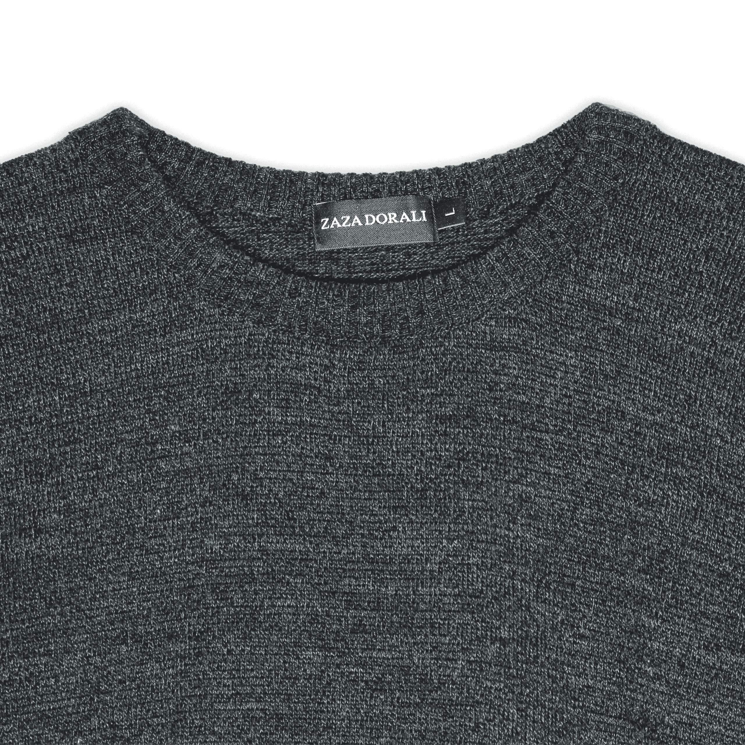 Sweater Cuello Redondo Grafito, vista 2