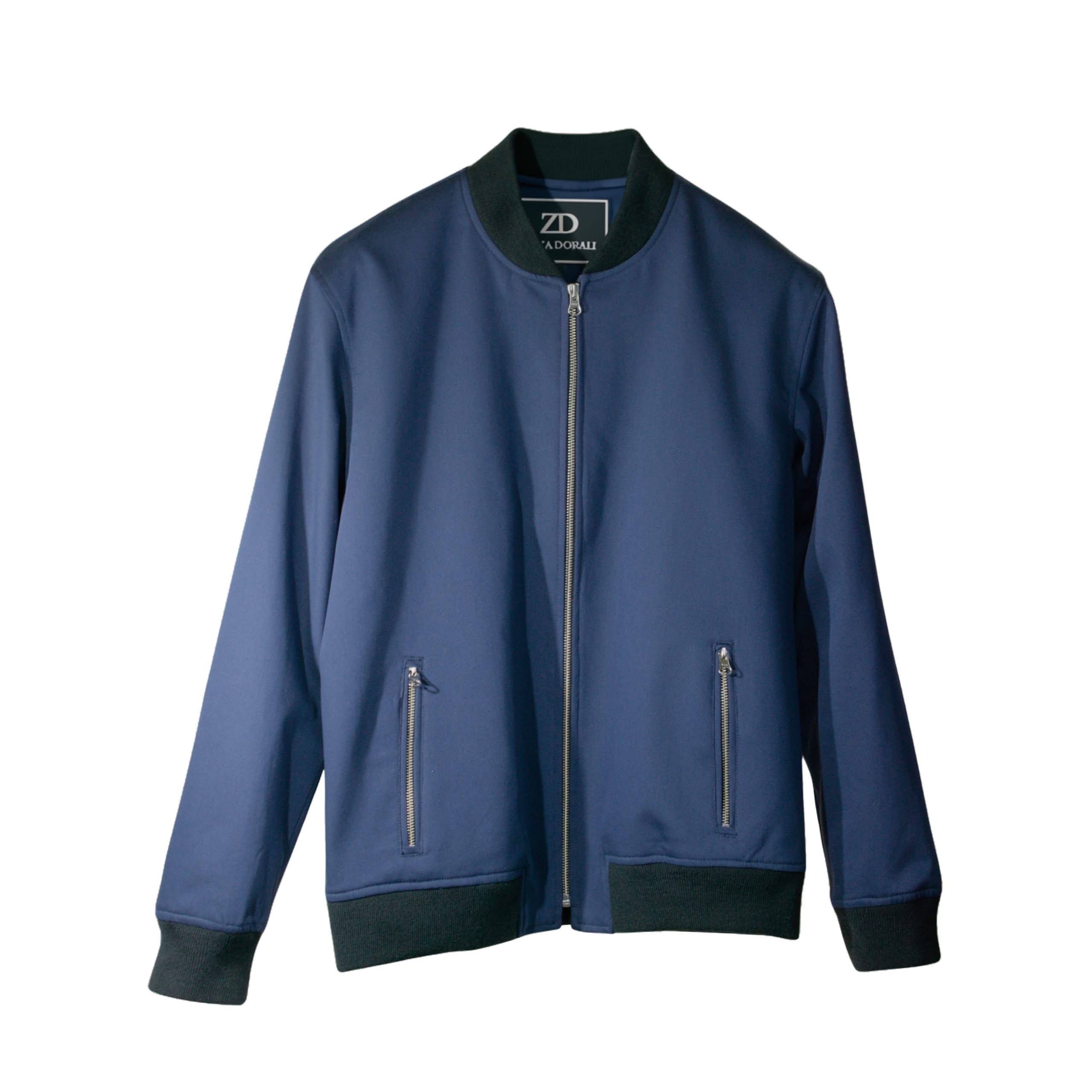 Chaqueta Bomber Azul Marino - Zaza Dorali