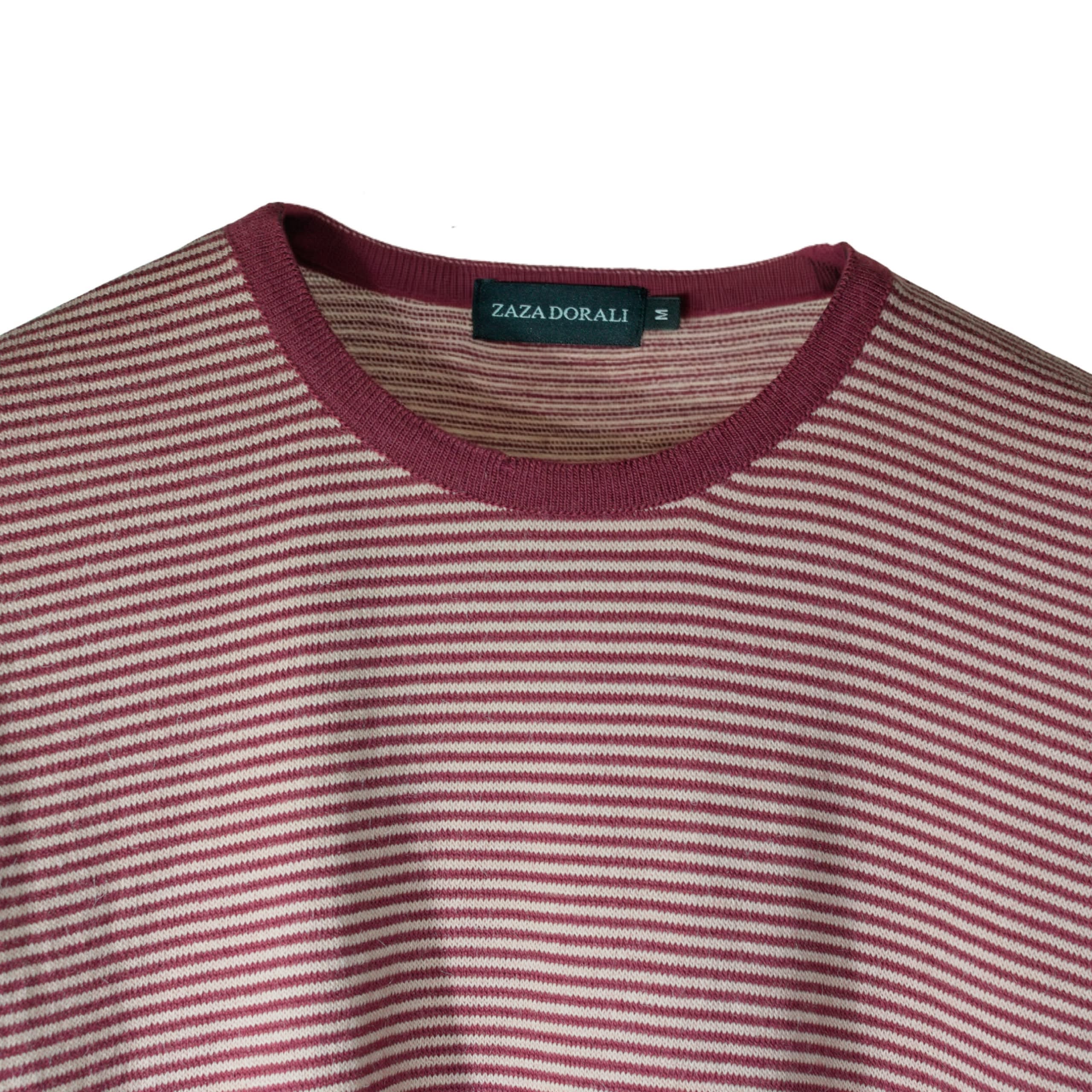 Sweater Cuello Redondo Bordó, vista 2